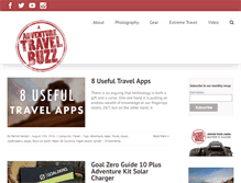 Tablet Screenshot of adventuretravelbuzz.com